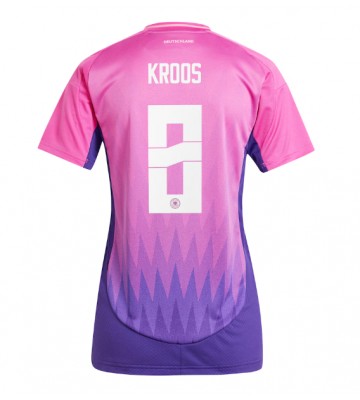 Tyskland Toni Kroos #8 Bortatröja Dam EM 2024 Kortärmad